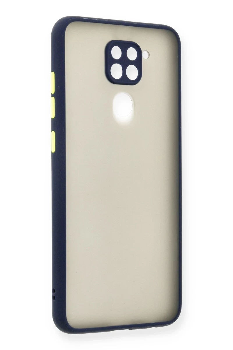 Xiaomi Redmi Note 9 Uyumlu Kılıf Montreal Silikon Kapak - Lacivert