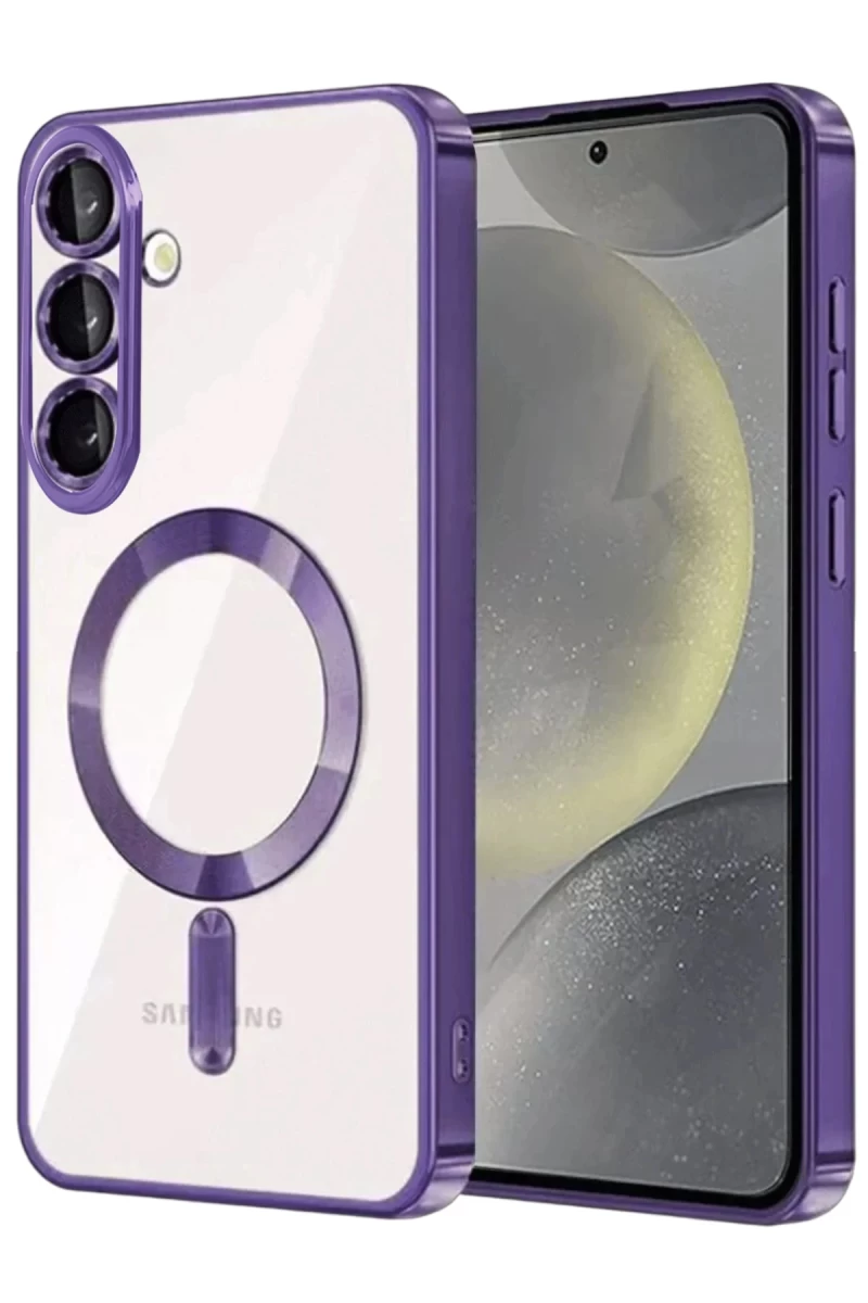 Samsung Galaxy S26 Uyumlu Kross Magneticsafe Kapak - Mor