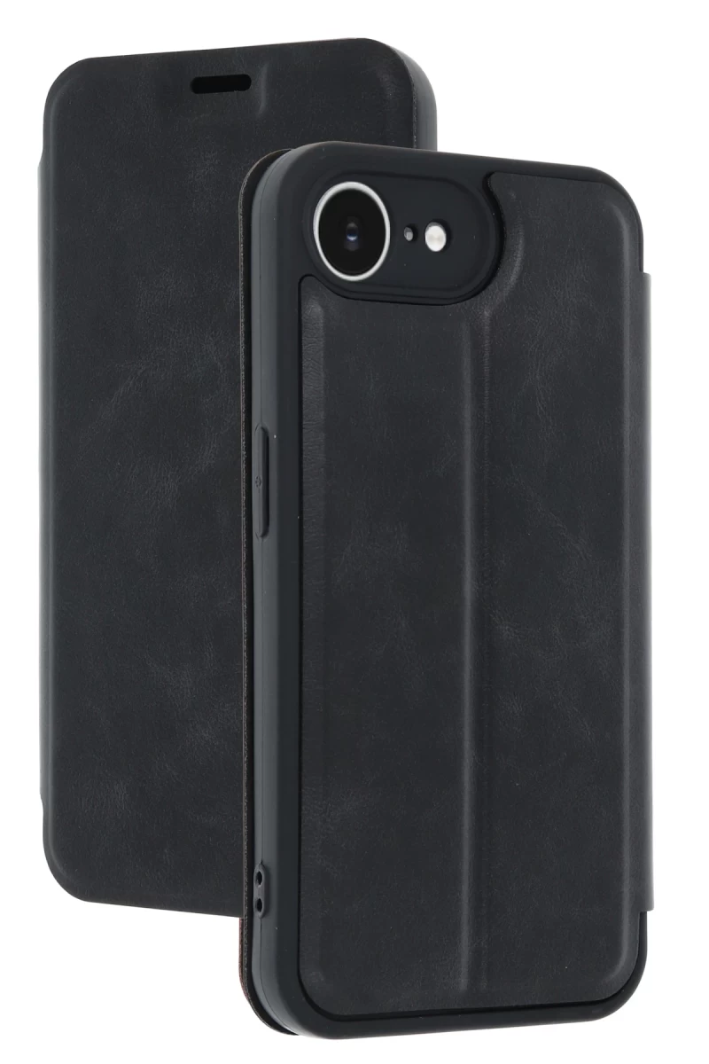 Apple iPhone 16E Uyumlu Kılıf Flip Cover - Siyah