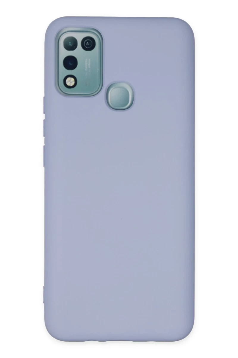 İnfinix Hot 10 Play Uyumlu Kılıf Nano içi Kadife Silikon - Lila