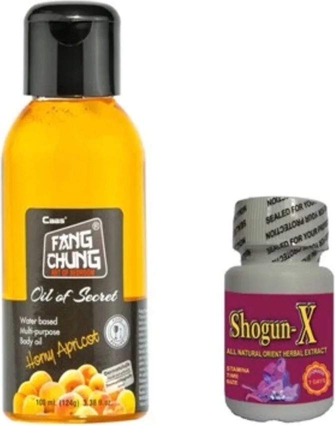 Cabs Fang Chung Oil Of Secret 100ML Kayısı Aromalı Masaj Yağı 30LU Shogunx Erkeklere Özel