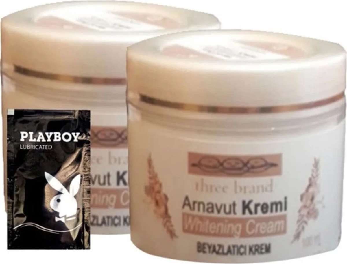 Three Brand Arnavut Kremi 100 ml Whitens Cream Antikara Kremi + 1 Adet Jel Hediye