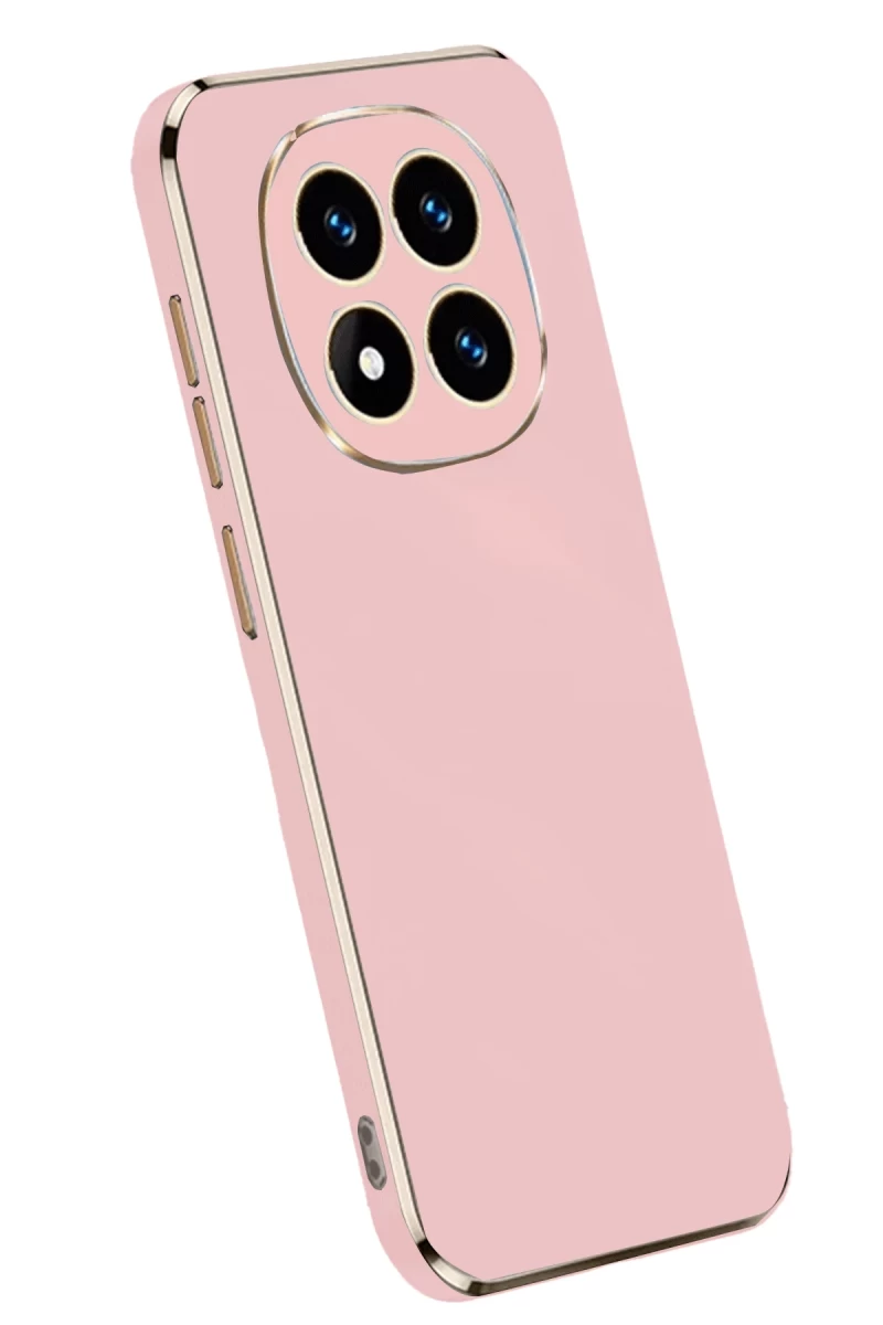 Xiaomi Redmi Note 14 Pro Plus Uyumlu Kılıf Volet Silikon - Pembe