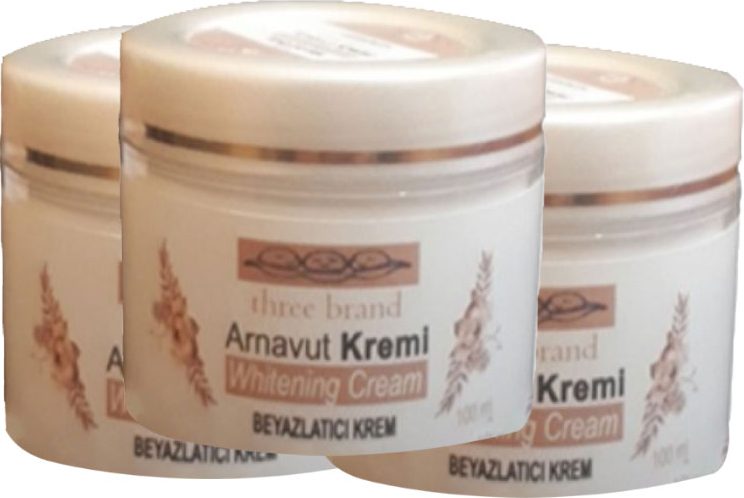 Three Brand Arnavut Kremi Whitens Cream 100 ml x 3 adet