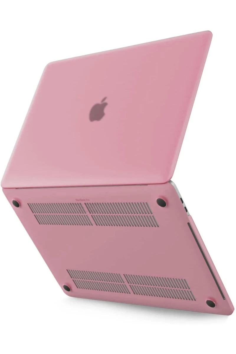 Apple Macbook Pro 13 2021 Macbook Buzlu Kapak - Pembe