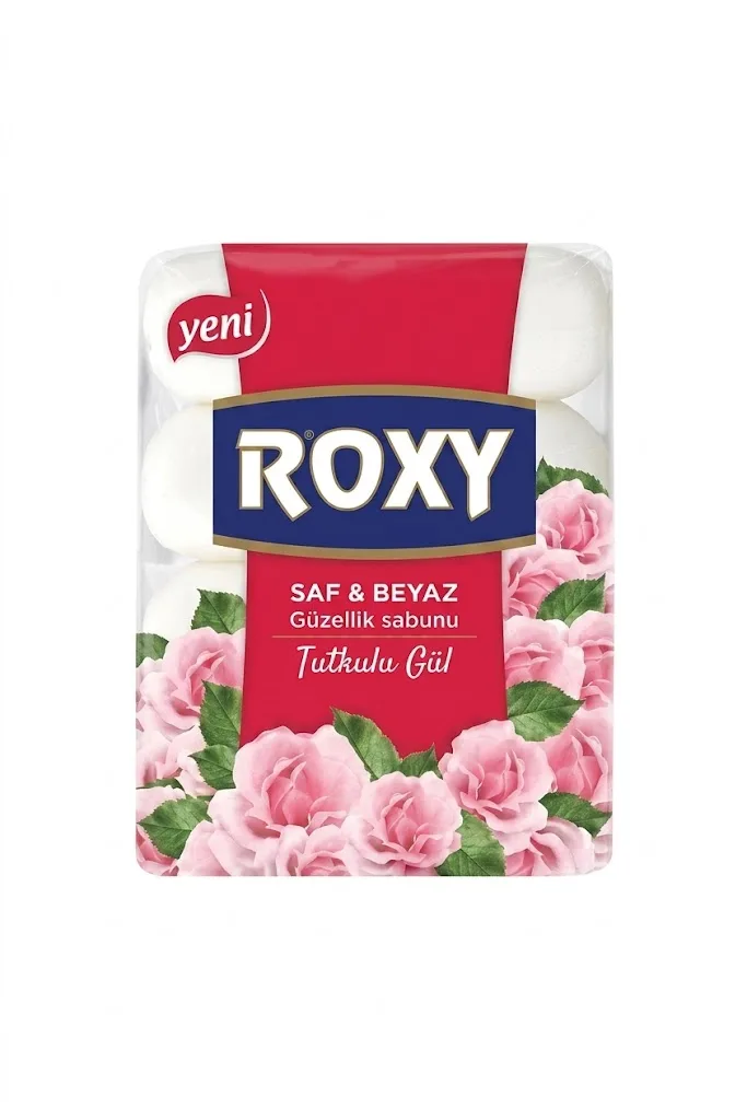 Roxy Güzellik Sabunu 70g 4'lü Paket - Tutkulu Gül