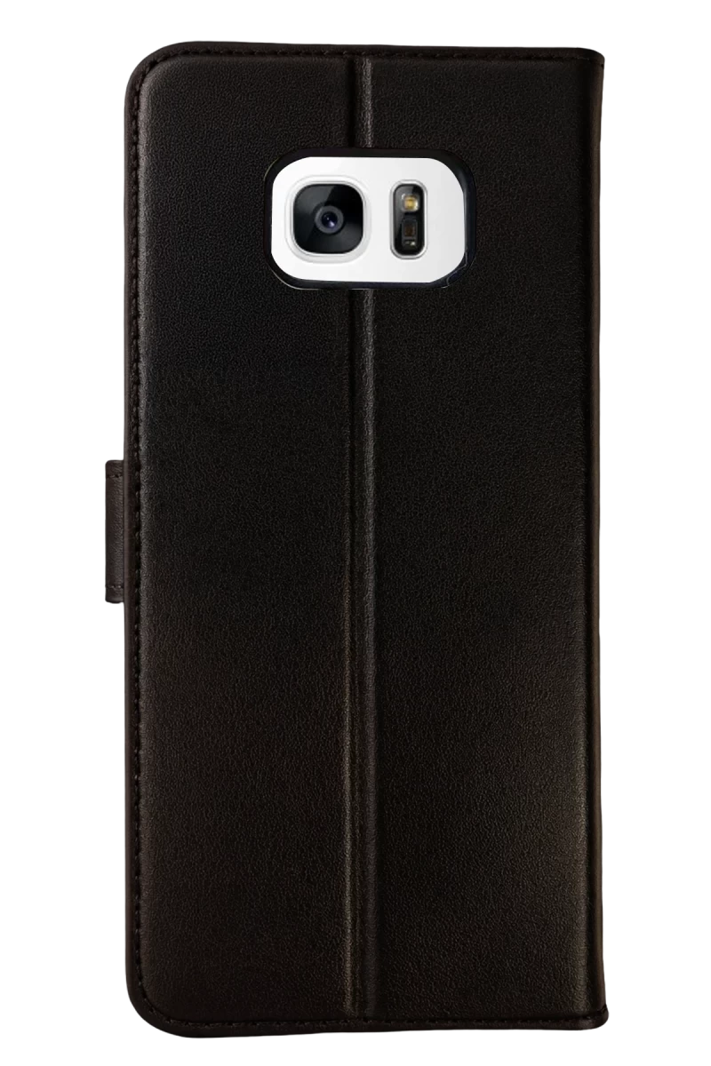 Samsung Galaxy S7 Uyumlu Edge Trend S Plus Kapaklı Kılıf - Siyah