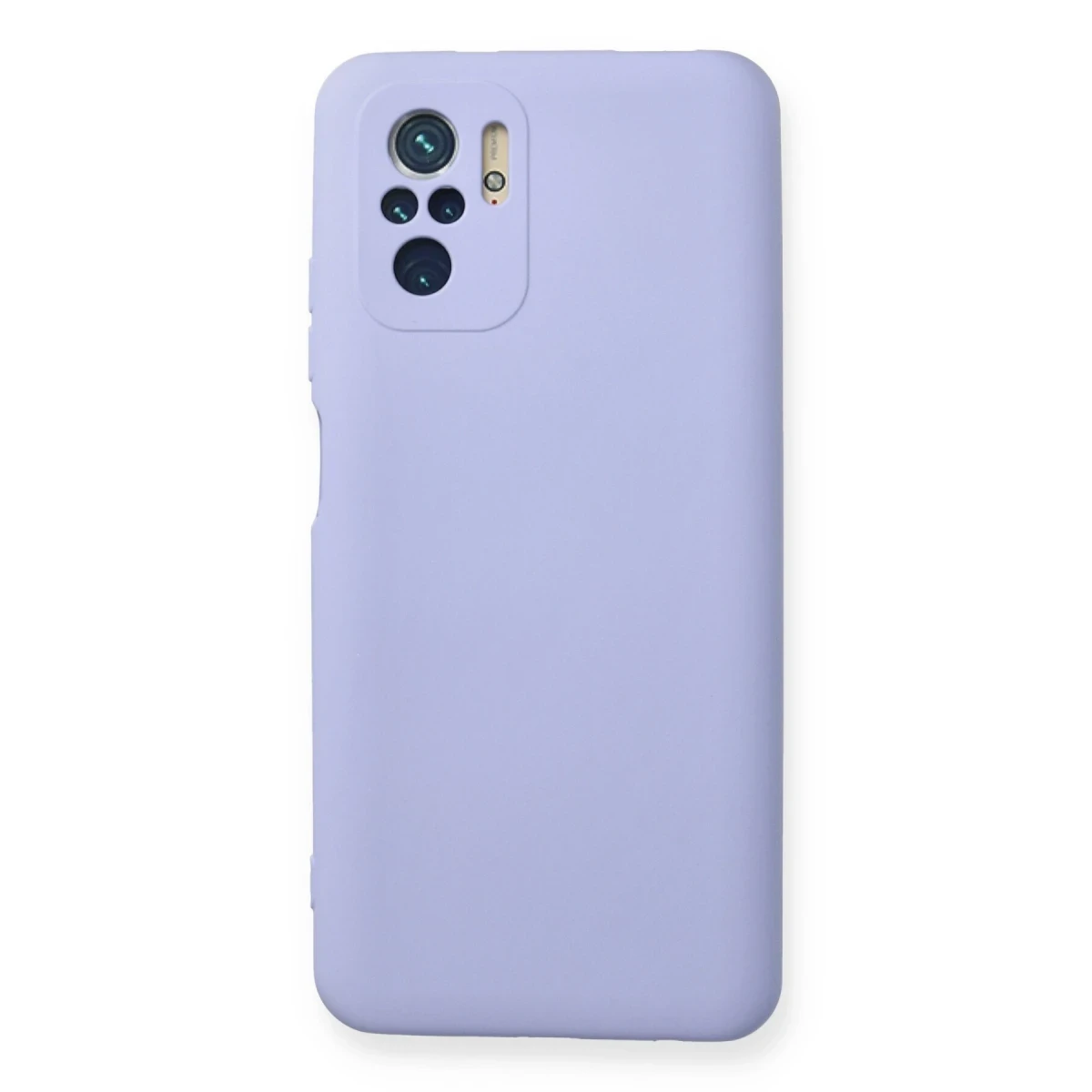 Xiaomi Redmi Note 10 Kılıf Nano içi Kadife Silikon - Lila