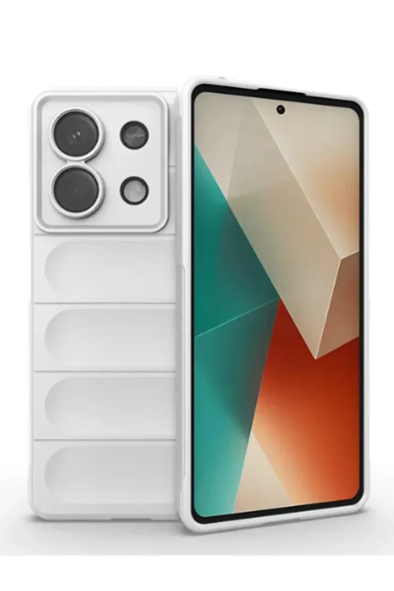 Xiaomi Poco X6 Uyumlu Kılıf Optimum Silikon - Krem
