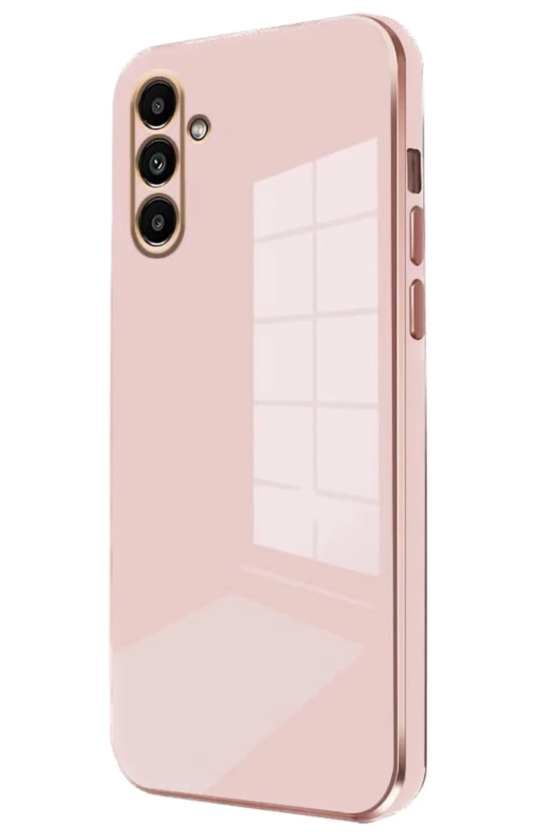 Samsung Galaxy M15 Uyumlu Kılıf Volet Silikon - Pembe