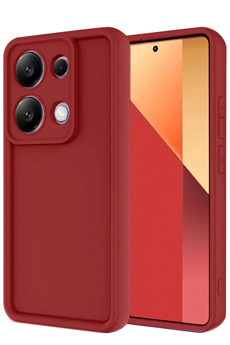 Xiaomi Redmi Note 13 Pro 4G Uyumlu Kılıf Viera Silikon - Kırmızı