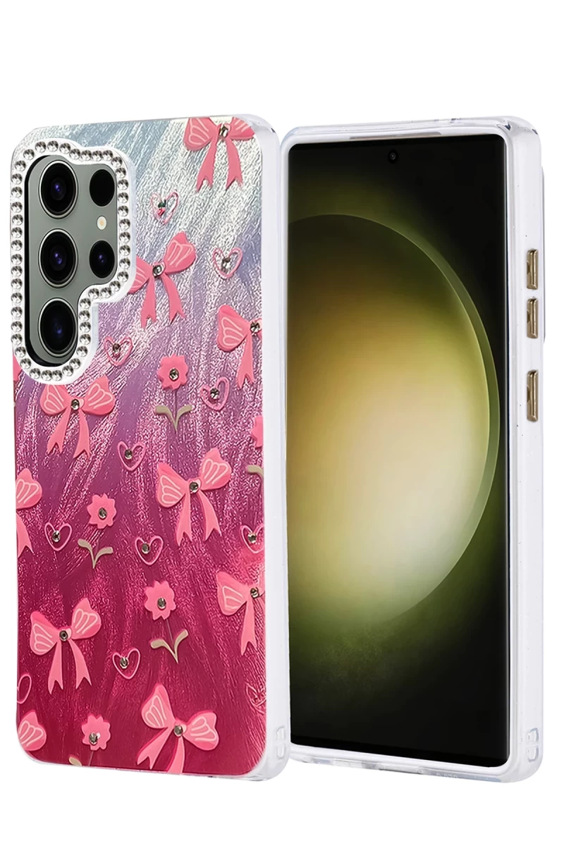 Samsung Galaxy S25 Ultra Uyumlu Kılıf Blade Aynalı Desenli Kapak - Desen 3