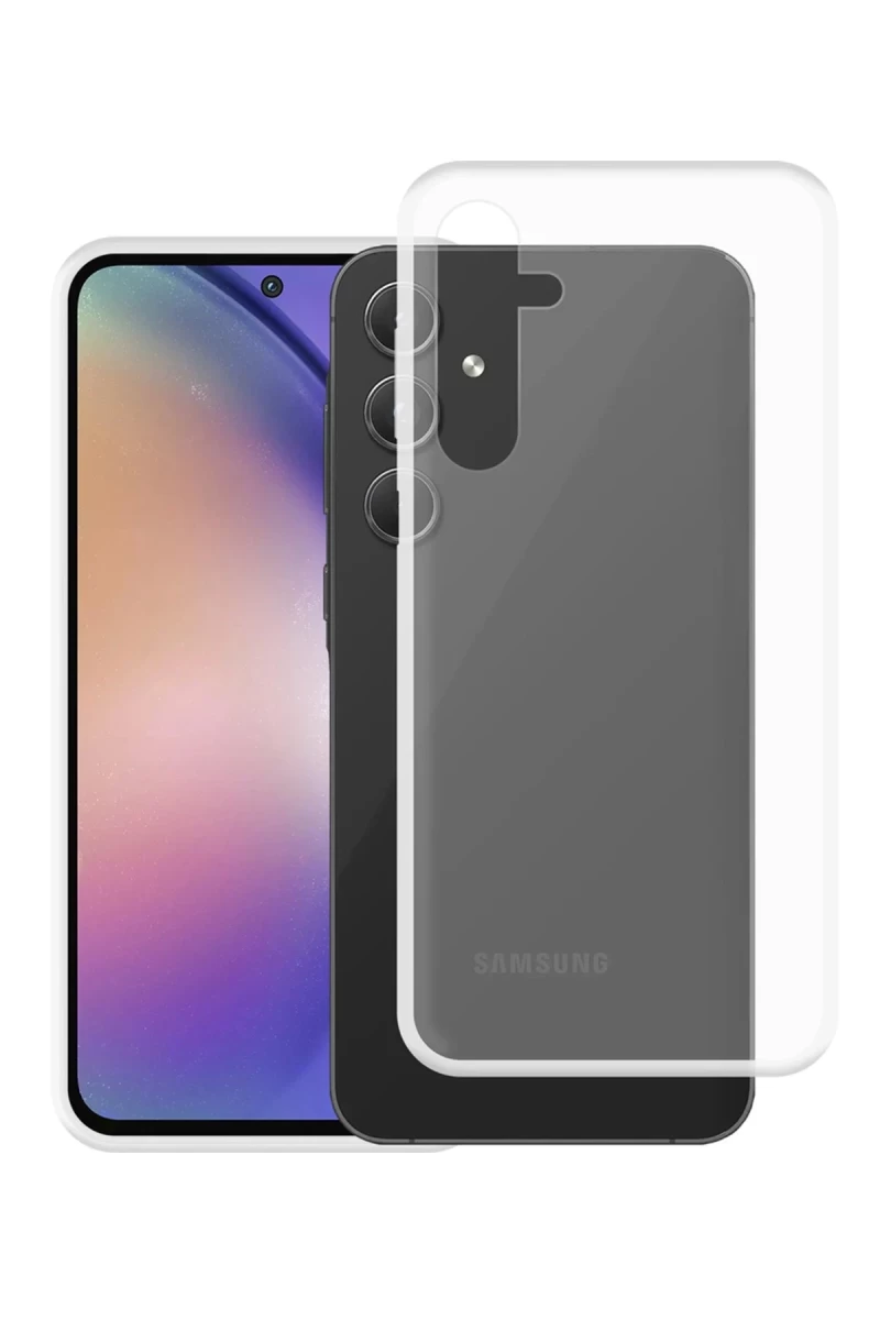 Samsung Galaxy A55 5G Uyumlu Kılıf Lüx Şeffaf Silikon