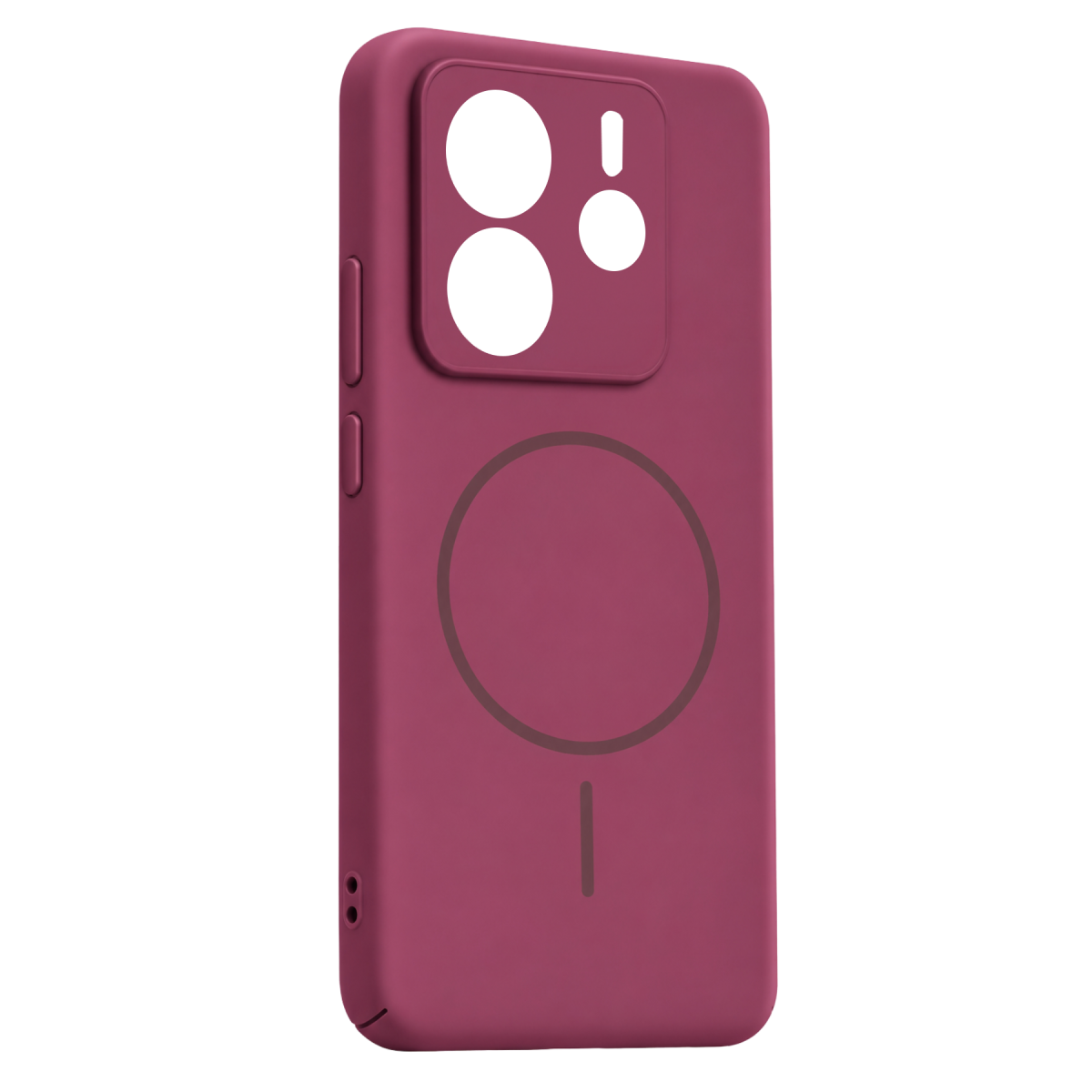 Xiaomi Redmi Note 14 4G Mika PC Magsafe Kapak - Bordo