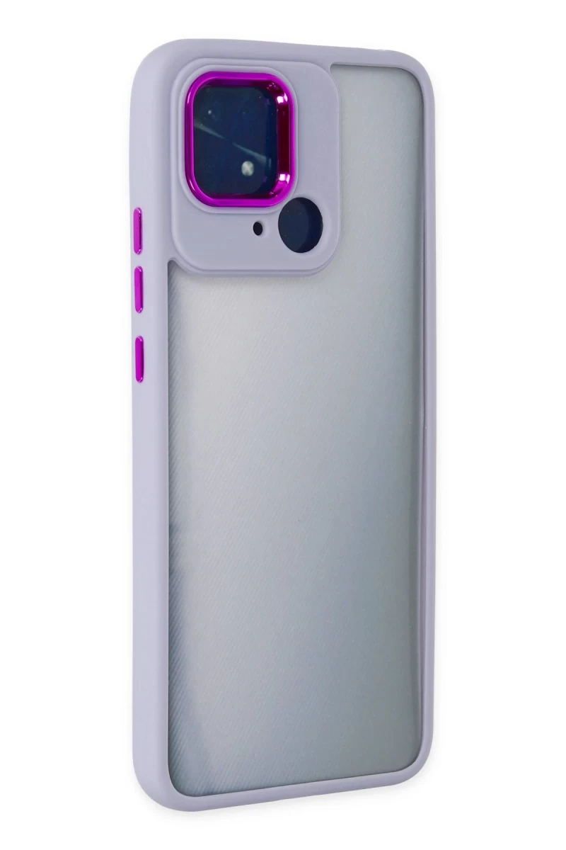 Xiaomi Redmi 10C Uyumlu Kılıf Dora Kapak - Lila