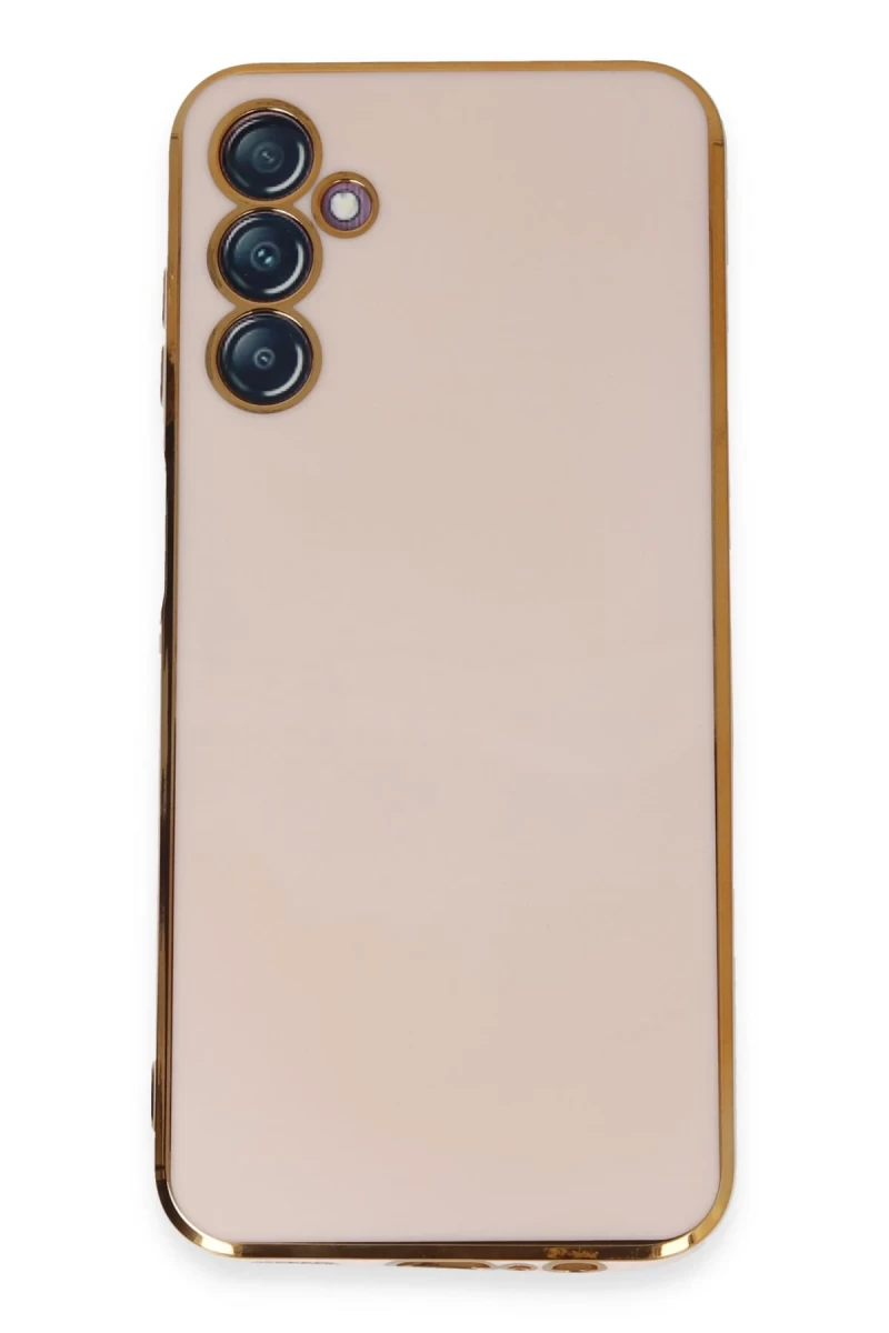 Samsung Galaxy M14 5G Uyumlu Kılıf Volet Silikon - Pembe