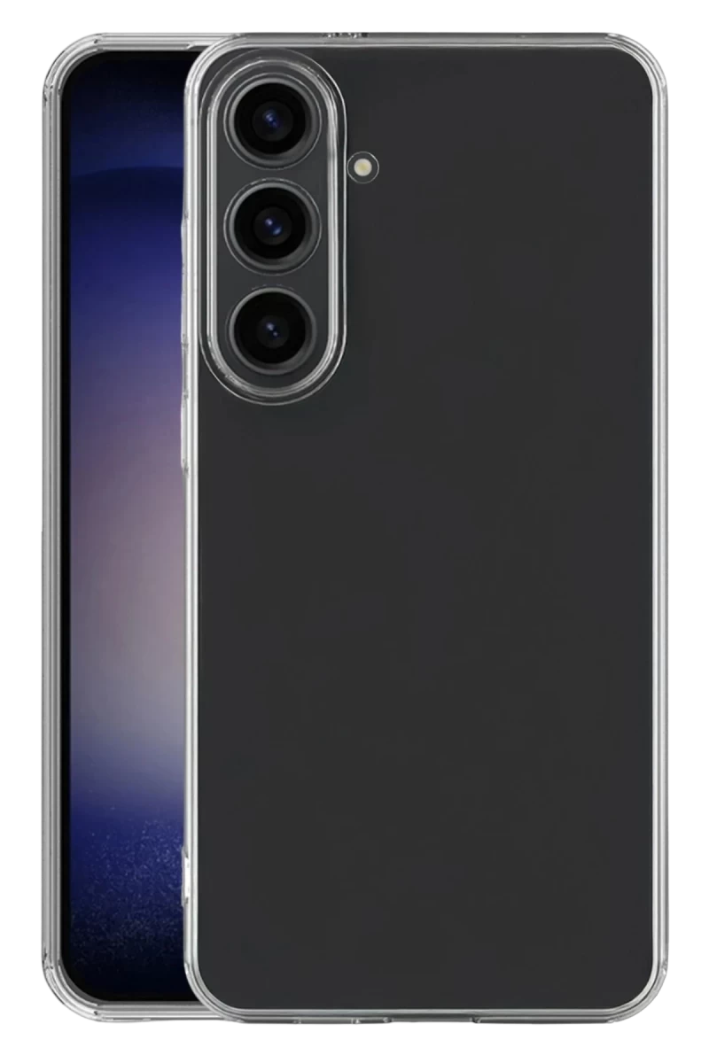 Samsung Galaxy S26 FE Uyumlu Lüx Şeffaf Silikon - Şeffaf