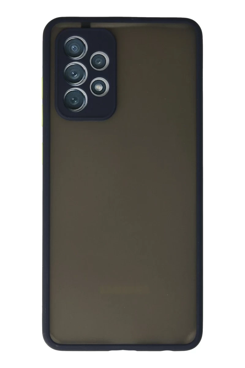 Samsung Galaxy A72 Uyumlu Kılıf Montreal Silikon Kapak - Lacivert