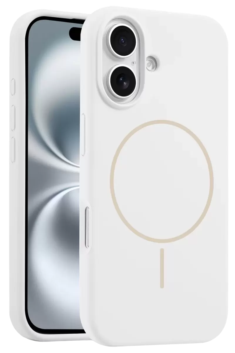 Joko Apple iPhone 16 Plus Uyumlu Kılıf Jully Magsafe Kapak - Beyaz