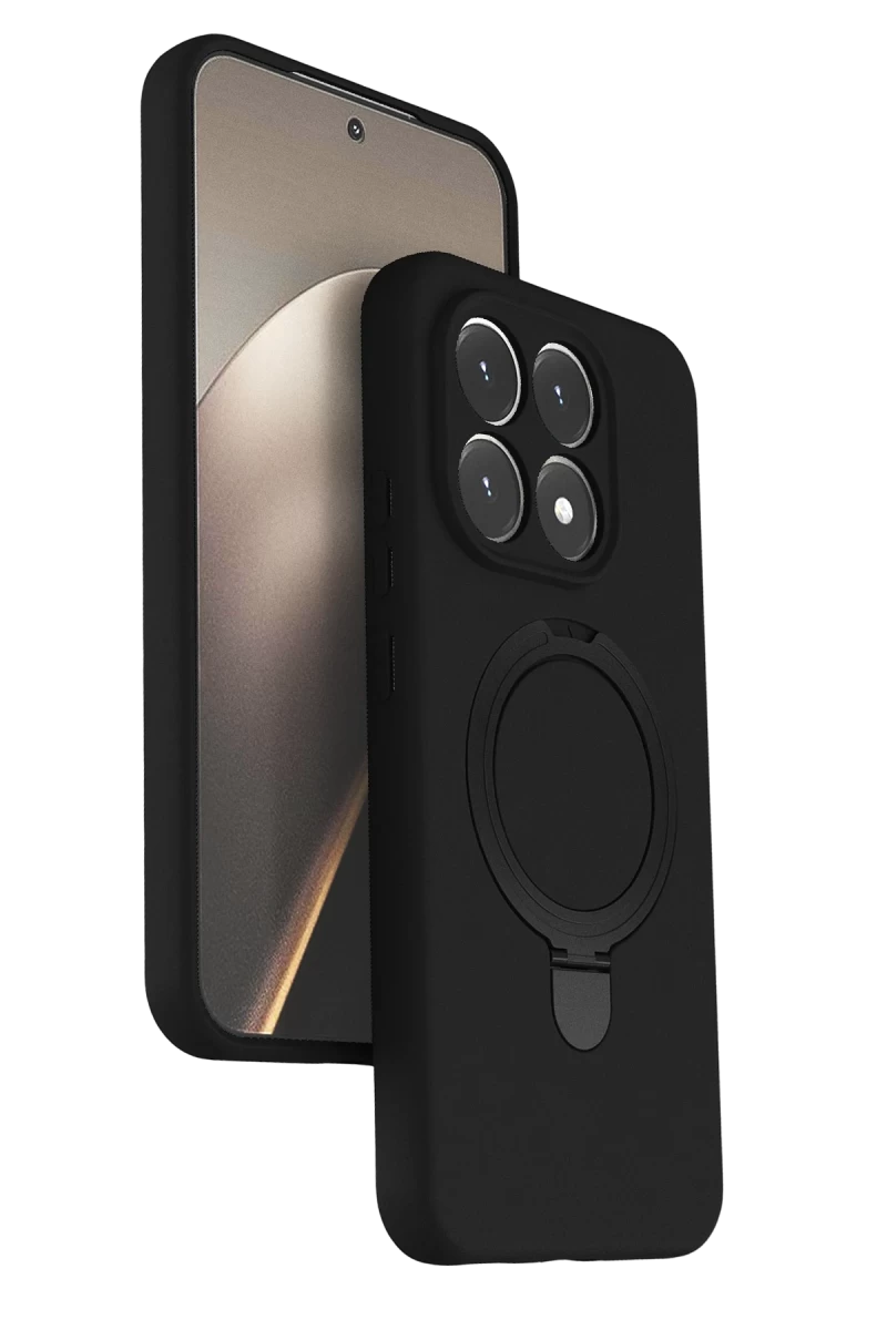 Xiaomi Mi 15T Uyumlu Regal Magsafe Standlı Kapak - Siyah