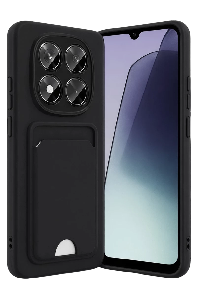 Xiaomi Redmi Note 15 Pro 5G Uyumlu Kelvin Kartvizitli Silikon - Siyah