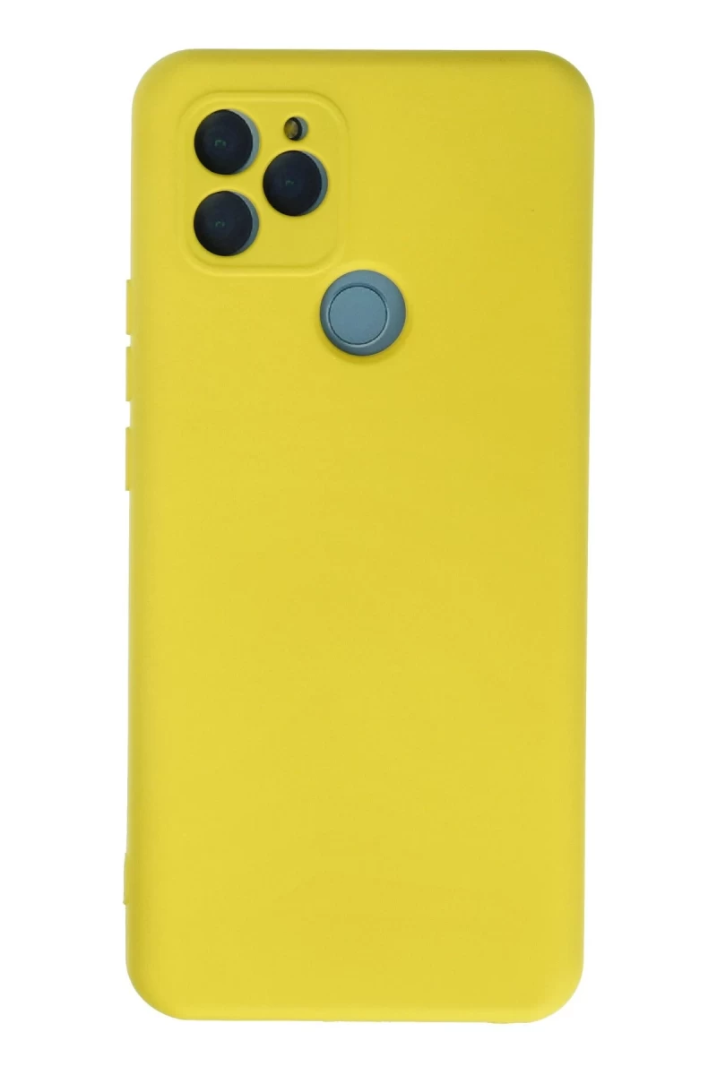 General Mobile GM 21 Kılıf Nano içi Kadife Silikon - Sarı
