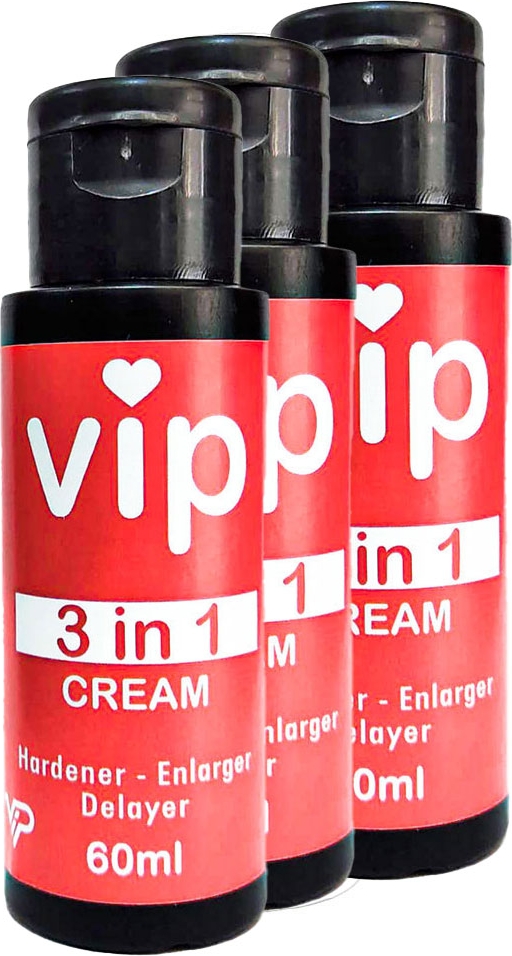 Vıp 3in1 Krem 3 Adet Erkeğe Özeı 3 Ettki Birden Kremi 60 ml