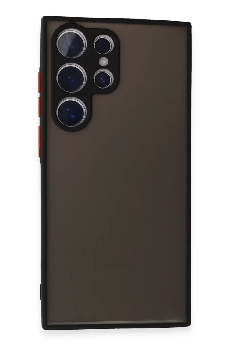 Samsung Galaxy S24 Ultra Uyumlu Kılıf Montreal Silikon Kapak - Siyah