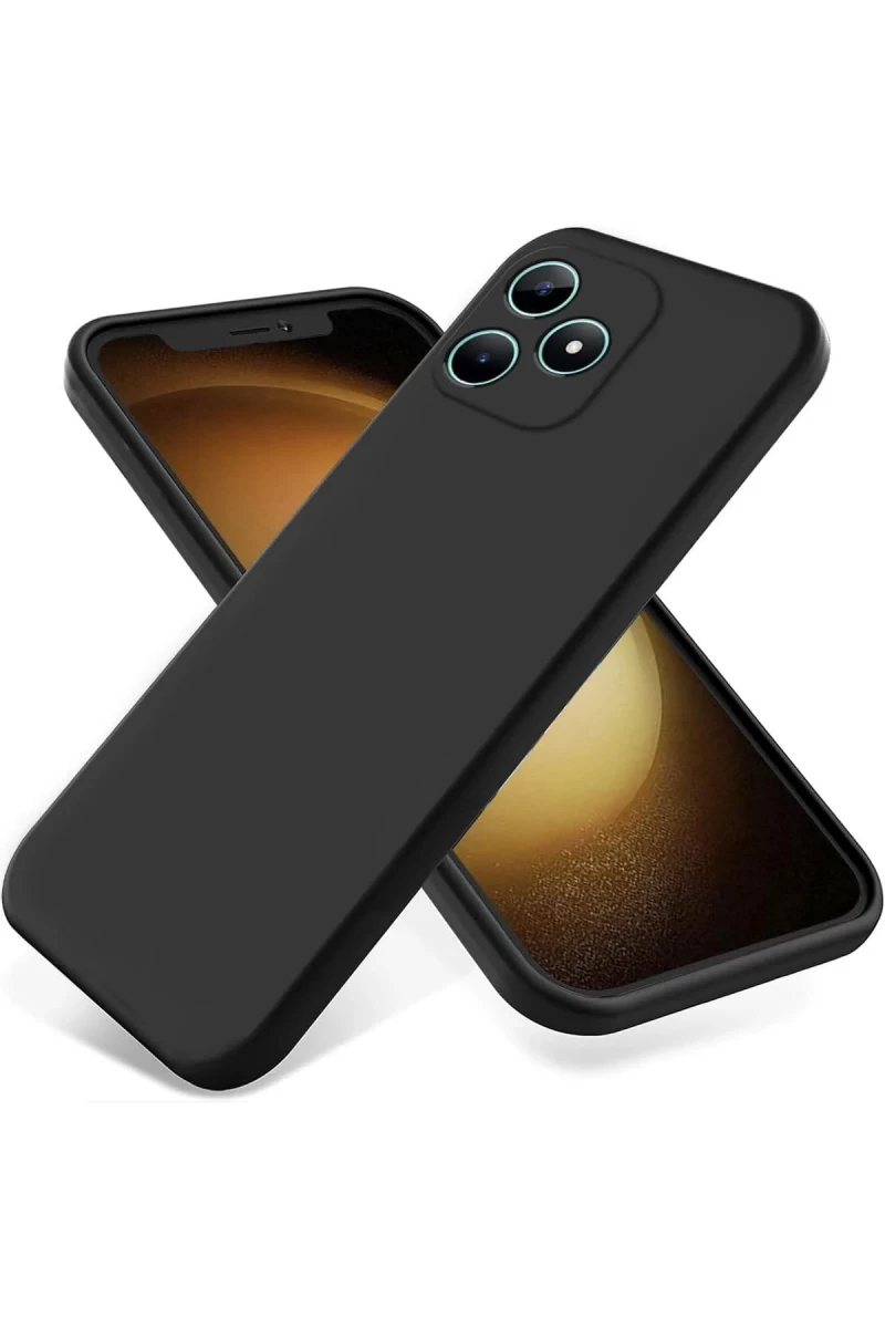 Realme Note 50 4G Uyumlu Kılıf First Silikon - Siyah