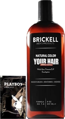 Brickell Erkeklere Özel Antibeyaz Saç Sakal Şampuanı SNMP20022 Brickell 237 ml + Yanında Jel
