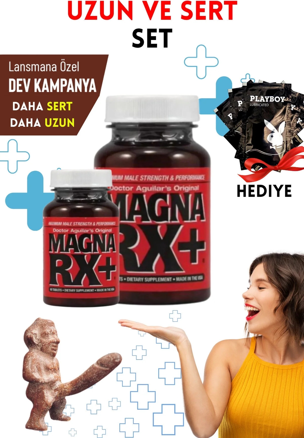 2 Adet Magna Rx Xxl Erkeklere Özel Ürün