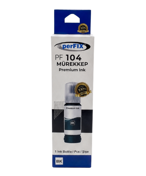 perFIX PF T104 - C13T00P140 Siyah Mürekkep 70Ml