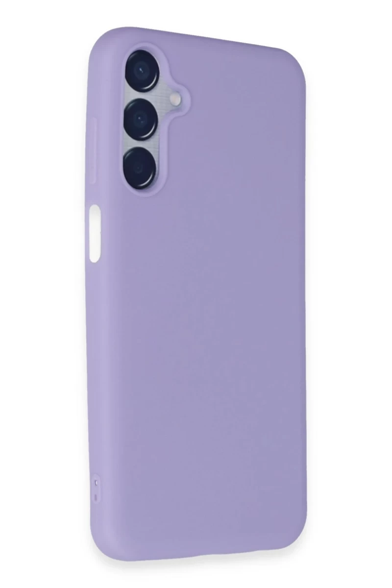Samsung Galaxy M15 Uyumlu Kılıf First Silikon - Lila