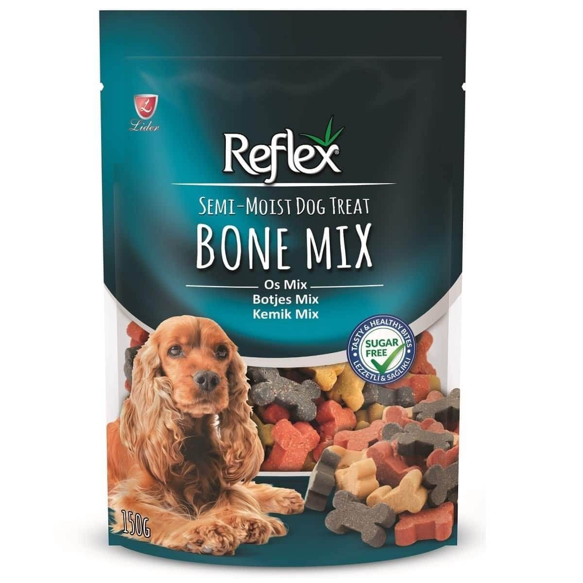 Reflex Semi-Moist Bone Mix (Karışık Kemik) Yarı Islak Köpek Ödülü 150 gr