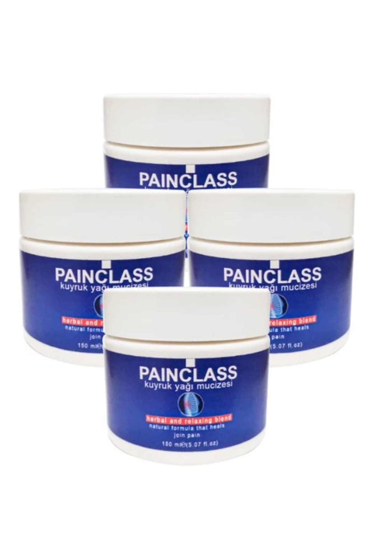 Painclass  4tane 150 ml Büyük Boy Kuyruk Yağı Kremi