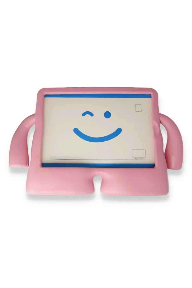 Apple iPad 2025 10.9 10.Nesil (A16) Kılıf Karakter Tablet Silikon - Açık Pembe