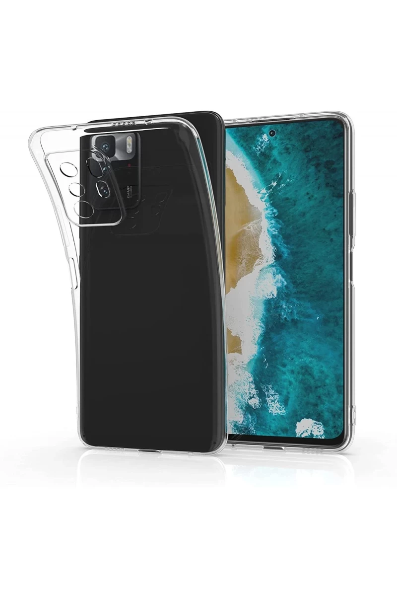Xiaomi Poco X3 GT Uyumlu Kılıf Lüx Şeffaf Silikon