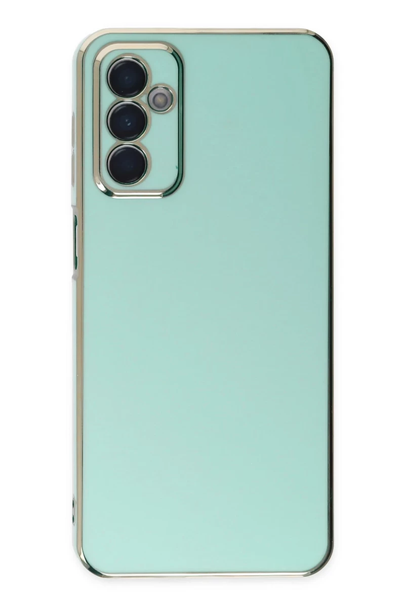 Samsung Galaxy A04S Uyumlu Kılıf Volet Silikon - Açık Yeşil