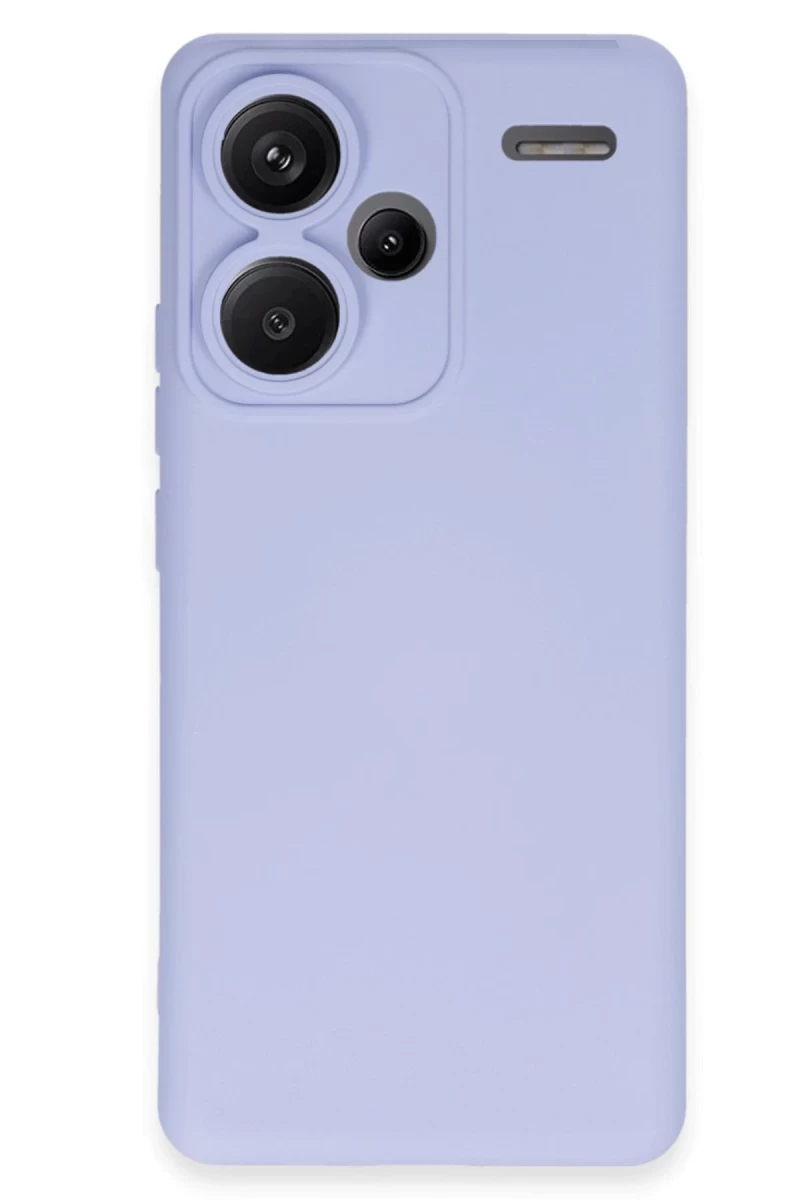Xiaomi Redmi Note 13 Pro Plus Uyumlu Kılıf Nano içi Kadife Silikon - Lila
