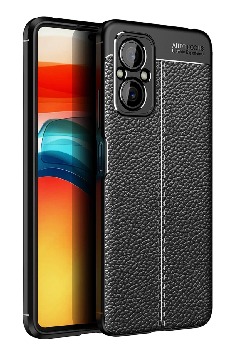 Xiaomi Poco M5 Uyumlu Kılıf Auto Focus Kapak - Siyah