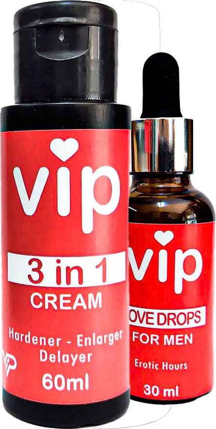 Vip Erkeklere Uygun 3in1 Krem + Erkeklerietkileyen Vipdamla