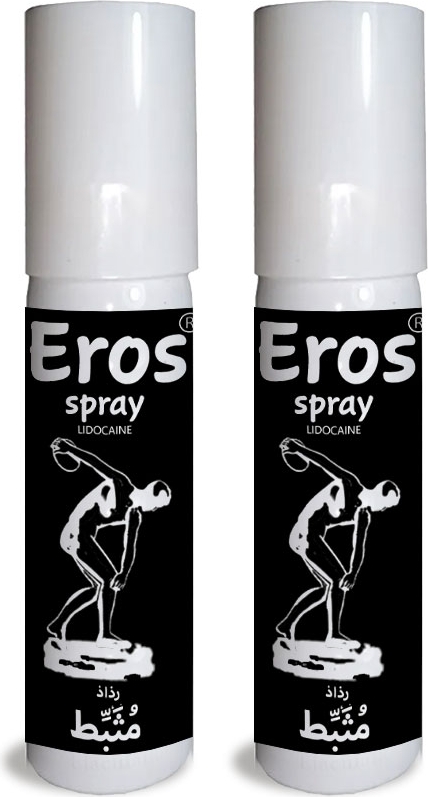 Eros 2 Adet Erkekler Için Özel Stop Spreyi 20 ml (Black)