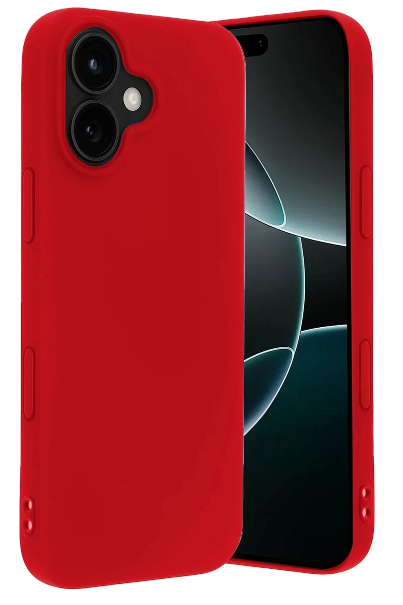 Apple iPhone 17 Uyumlu First Silikon - Kırmızı