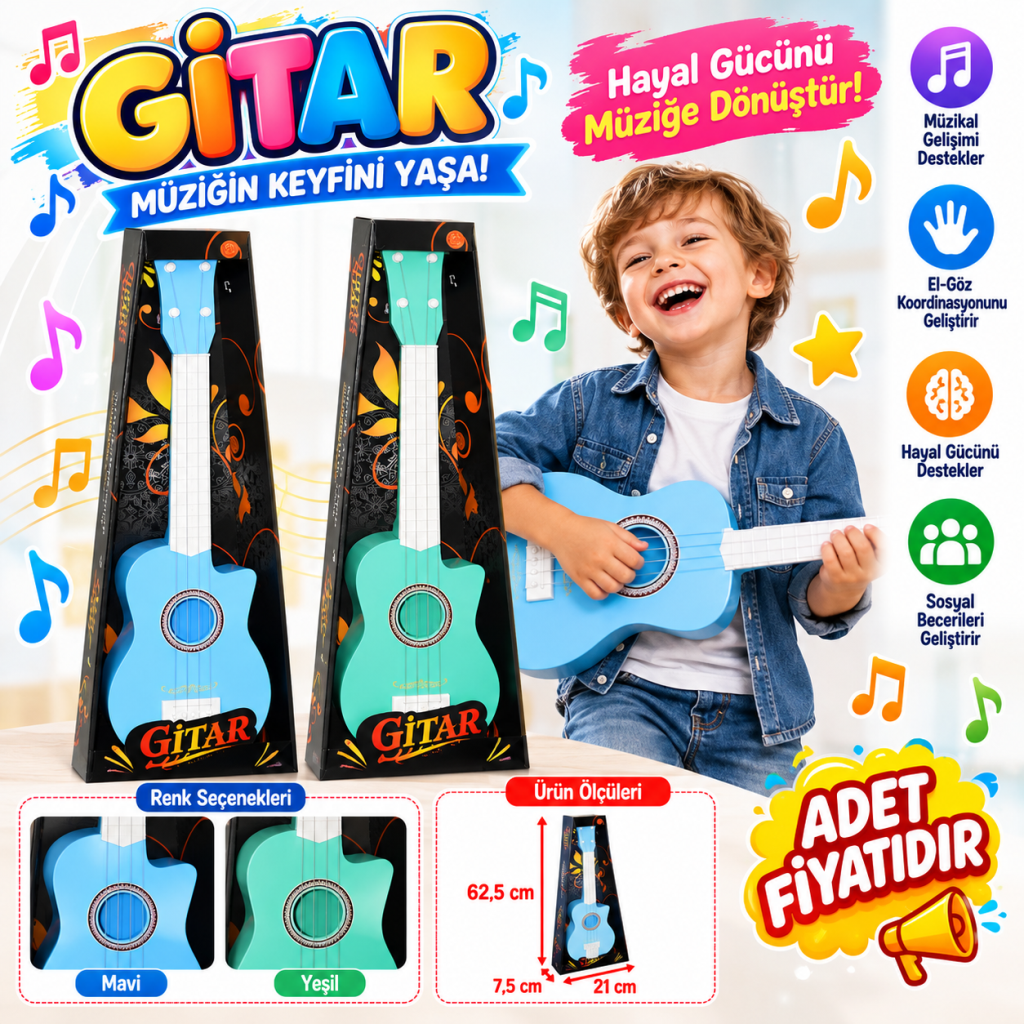 LMN120 Gitar 55 cm (adet fiyatıdır)