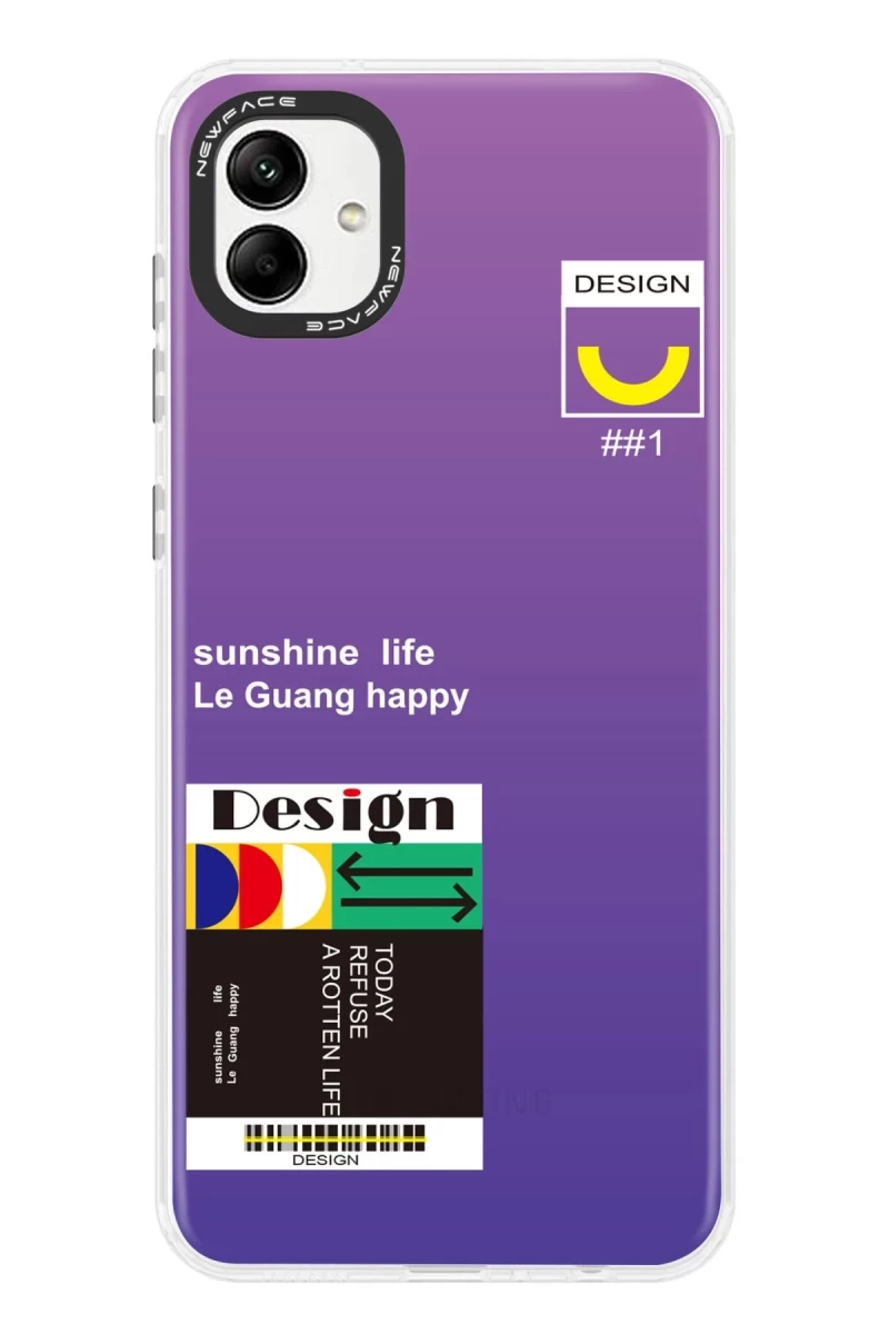 Samsung Galaxy A04 Uyumlu Kılıf Estoril Desenli Kapak - Estoril - 4