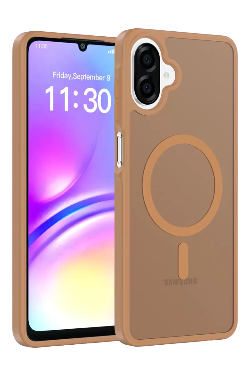 Joko Samsung Galaxy A07 4G Uyumlu Jota Magsafe Kapak - Çöl Titanyum