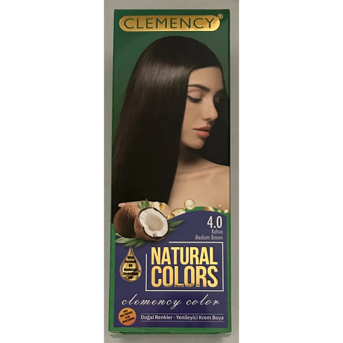 Natural Colours Saç Boyası Seti - 4.0 Kahve
