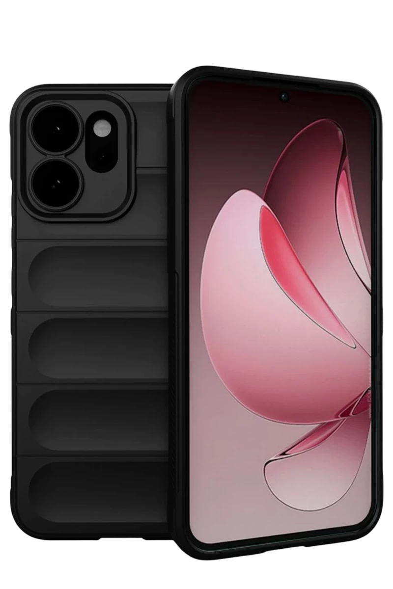 Oppo Reno 14 Uyumlu Optimum Silikon - Siyah