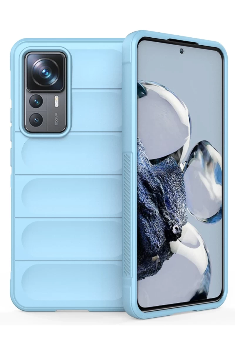 Xiaomi Mi 12T Pro Uyumlu Kılıf Optimum Silikon - Sky Blue