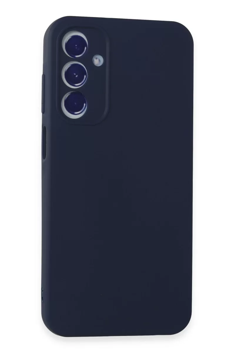 Samsung Galaxy A15 4G Uyumlu Kılıf First Silikon - Lacivert